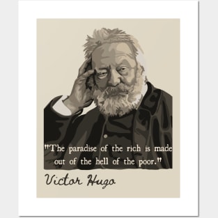 Victor Hugo Portrait and Quote Posters and Art